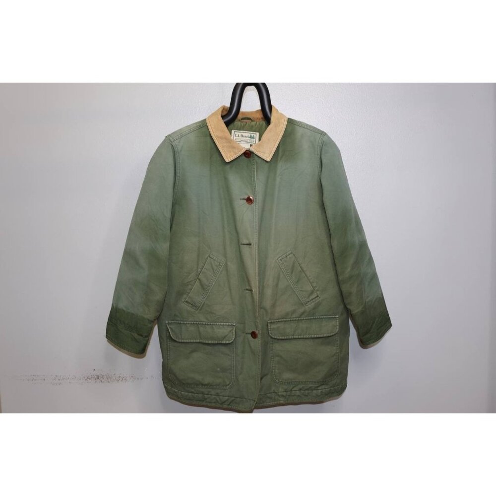 Vintage LL Bean 1X  Chore Jacket Barn Coat 0WY30 Quilted Thinsulate Buttons XL